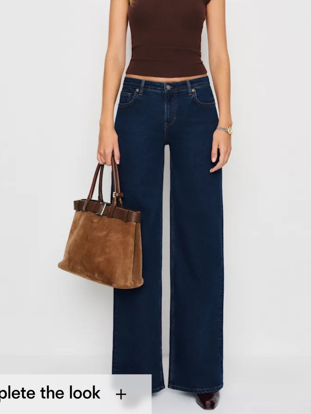 Reformation Greta Jean - size 25 Wide Leg Dark Blue Women’s Jeans